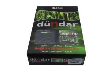 Dündar Dikişsiz Yıkamalı Kokulu Jakarlı Erkek Likralı Bambu Çorap 12'li