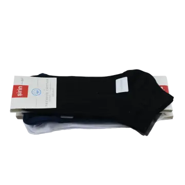 Şirin 7090-004 Ter Emici Dikişsiz Erkek Penye Patik 12'li
