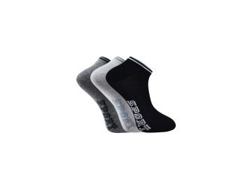 XGRİ POLO (E-E-3-1) Erkek Penye Patik 12'li