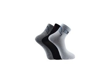 XGRİ POLO (E-E-7-8) Erkek Uzun Konç Patik 12'li