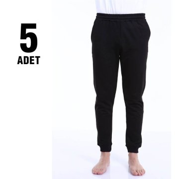 Sahra Ten 165 Kompak Manşetli Battal Erkek Eşofman 5'li