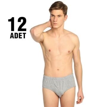Seher 0005 Renkli Erkek Penye Slip Külot 12'li