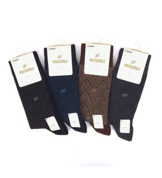 Mısırlı 1204 Modal Dikişsiz Erkek Çorap 6'lı