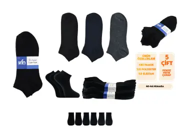 Şirin 0160 Ter Emici Süper Soft Erkek Penye Patik 5'li