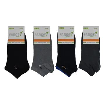 Farge (41-44) Penye Erkek Likralı Patik 12'li