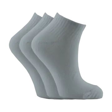 Vakre 9328-Beyaz (36-40) Bayan Penye Patik Çorap 12'li