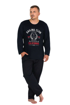 Berland 3764 Erkek Modal Uzun Kol Battal Pijama Takımı