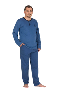 Berland 3759 Erkek Modal Uzun Kol Battal Pijama Takımı