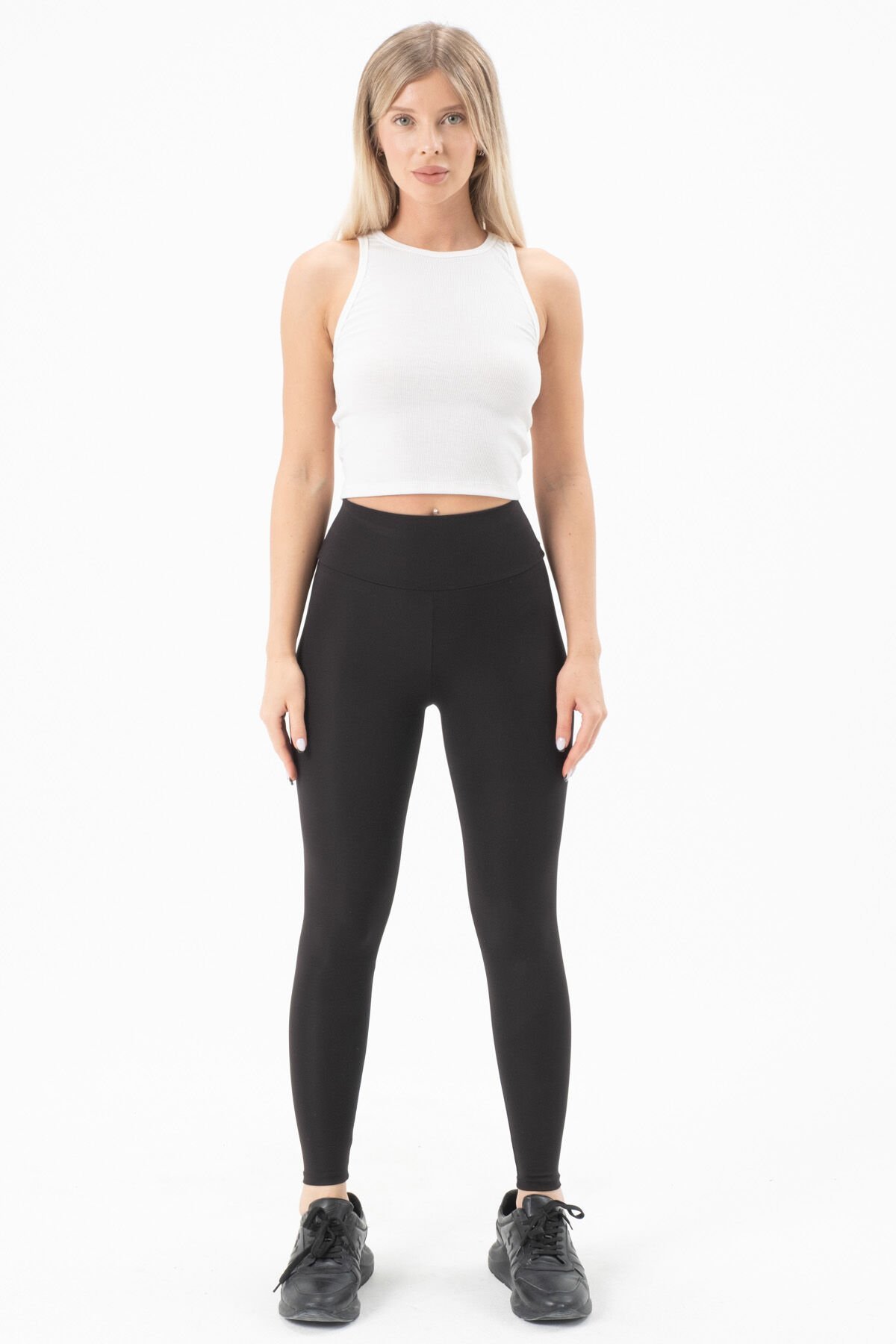 Vogsing 158 Siyah Oyho Yüksel Bel Bayan Tayt