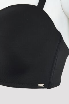 Nbb 30022 C Cup Toparlayıcı Straplez Bayan Sütyen SİYAH - 85