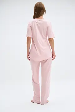 Pijadore 2014 (M-L-XL-XXL) Kısa Kollu Lohusa Bayan Pijama Takım 4'lü