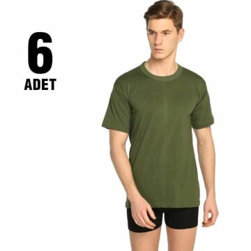 Seher 0003 Renkli Sıfır Yaka Erkek Fanila 6'lı