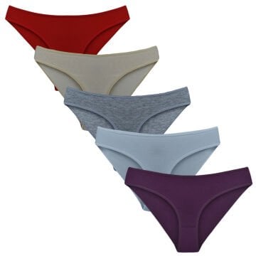 Byou Life (M-L-XL-2XL-3XL) Penye Pamuklu Bayan Külot 12'li